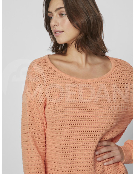 VILA - VIBELLISINA BOATNECK L/S KNIT TOP - NOOS Tbilisi - photo 4