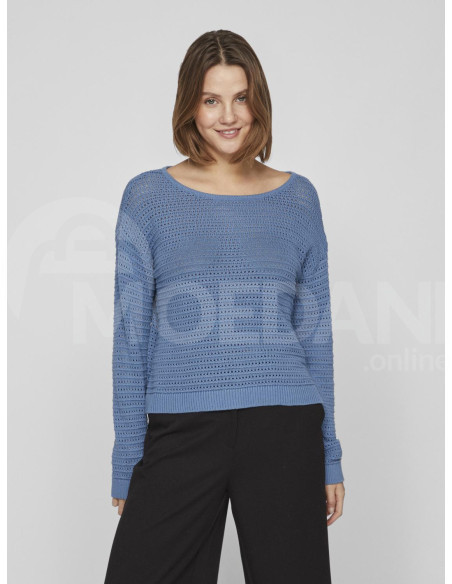 VILA - VIBELLISINA BOATNECK L/S KNIT TOP - NOOS Tbilisi - photo 1