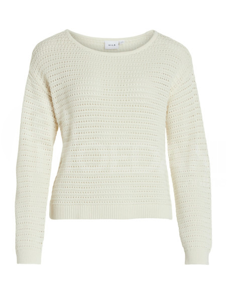VILA - VIBELLISINA BOATNECK L/S KNIT TOP - NOOS Тбилиси - изображение 5