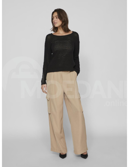 VILA - VIBELLISINA BOATNECK L/S KNIT TOP - NOOS Tbilisi - photo 3