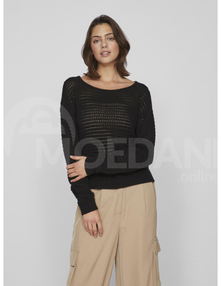 VILA - VIBELLISINA BOATNECK L/S KNIT TOP - NOOS Tbilisi - photo 1