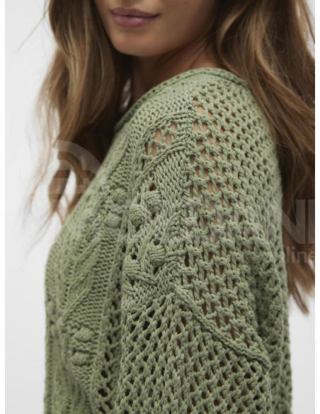 Vero Moda - VMSANTORINI LS O-NECK SHORT PULLOVER Тбилиси - изображение 5