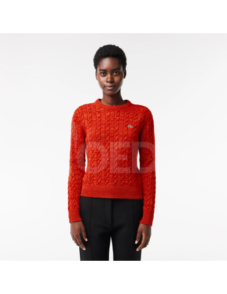 Lacoste - Womens Wool Blend Cable Knit Sweater თბილისი - photo 1