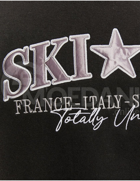 Tally Weijl - BLACK OVERSIZE PRINTED SWEATSHIRT თბილისი - photo 5