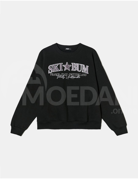 Tally Weijl - BLACK OVERSIZE PRINTED SWEATSHIRT თბილისი - photo 4