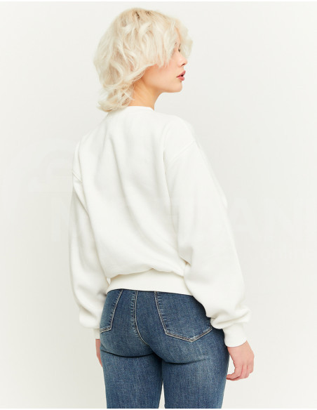Tally Weijl - WHITE OVERSIZE PRINTED SWEATSHIRT თბილისი - photo 2