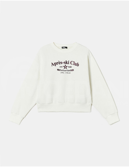 Tally Weijl - WHITE OVERSIZE PRINTED SWEATSHIRT თბილისი - photo 4