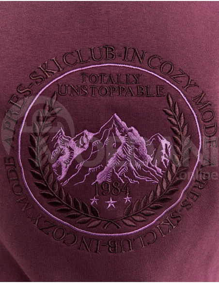 Tally Weijl - BURGUNDY OVERSIZE PRINTED SWEATSHIRT თბილისი - photo 5