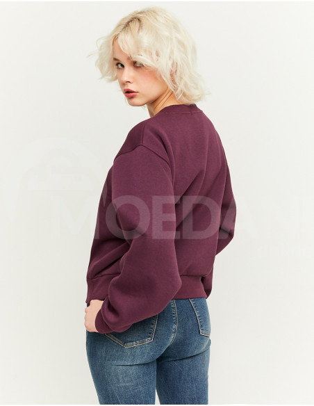 Tally Weijl - BURGUNDY OVERSIZE PRINTED SWEATSHIRT თბილისი - photo 3