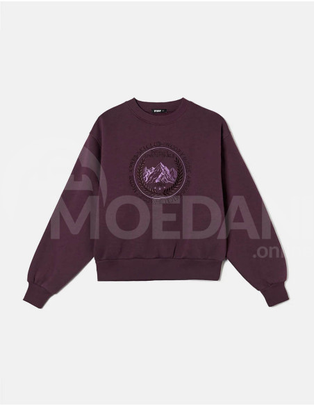 Tally Weijl - BURGUNDY OVERSIZE PRINTED SWEATSHIRT თბილისი - photo 2