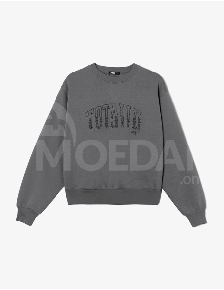 Tally Weijl - OVERSIZE EMBROIDERY PRINTED SWEATSHIRT Tbilisi - photo 4