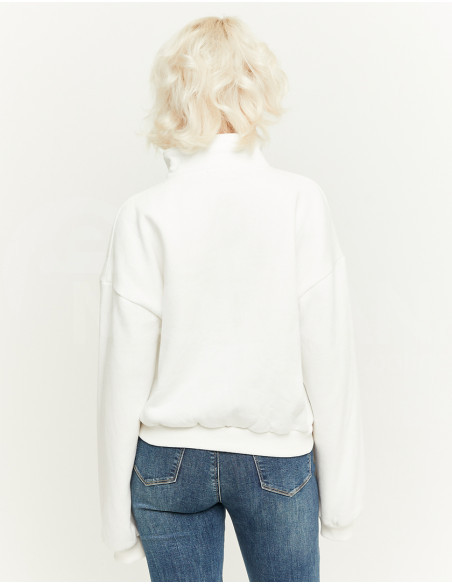 Tally Weijl - WHITE PRINTED ZIP UP SWEATSHIRT თბილისი - photo 2