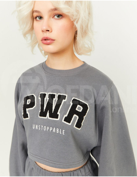 Tally Weijl - PRINTED CROPPED SWEATSHIRT Tbilisi - photo 4