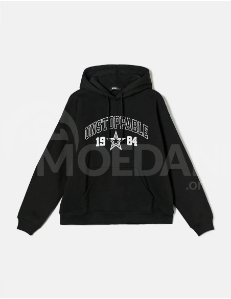 Tally Weijl - BLACK OVERSIZE PRINTED HOODIE Тбилиси - изображение 3