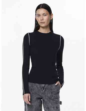 Pieces - PCFALKA LS SLIM PIPING KNIT BC Tbilisi