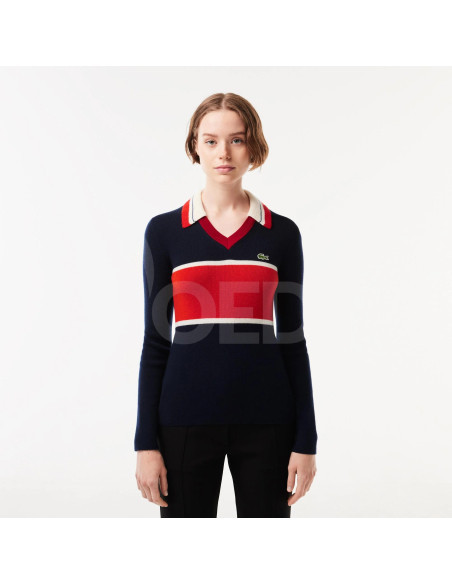 Lacoste - Lacoste French Made Contrast Polo Neck Sweater Tbilisi - photo 1
