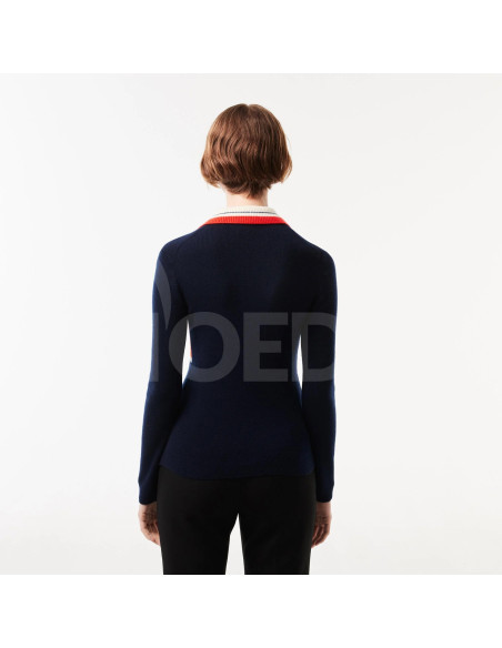 Lacoste - Lacoste French Made Contrast Polo Neck Sweater Tbilisi - photo 3