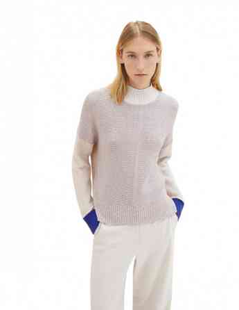 Tom Tailor - Knit Pullover Colorblock Tbilisi