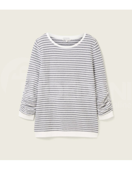 Tom Tailor - Striped Jacquard Sweatshirt თბილისი - photo 5