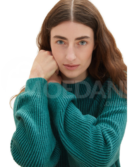 Tom Tailor - Knit Striped Rib Pullover Тбилиси - изображение 4