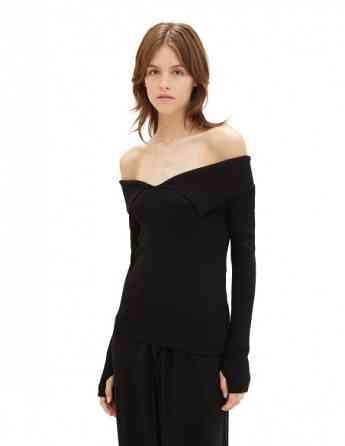 Tom Tailor - Off Shoulder Rib Pullover Tbilisi