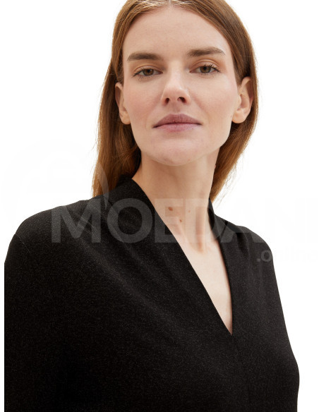 Tom Tailor - T-Shirt Glitter V-Neck Тбилиси - изображение 4