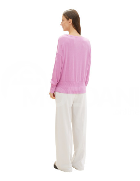 Tom Tailor - T-Shirt Cosy Plain Rib Mix Тбилиси - изображение 2