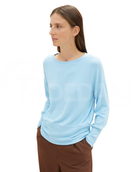 Tom Tailor - T-Shirt Cosy Plain Rib Mix თბილისი - photo 3