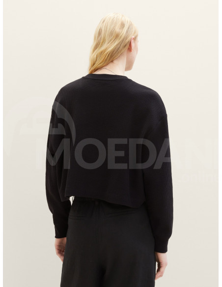 Tom Tailor - Cropped Structured Crew Neck Тбилиси - изображение 3