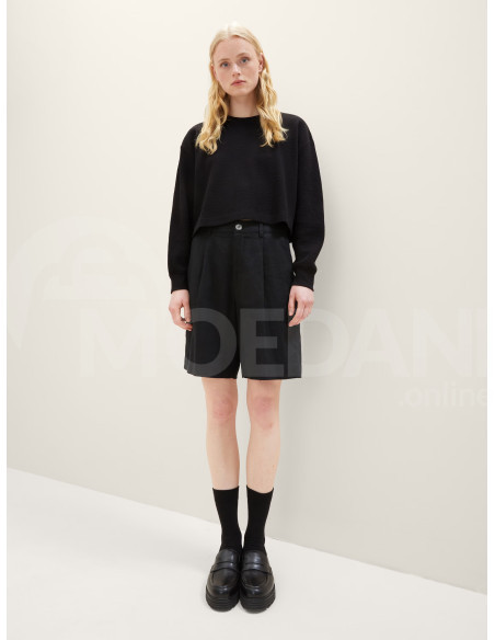 Tom Tailor - Cropped Structured Crew Neck Тбилиси - изображение 4