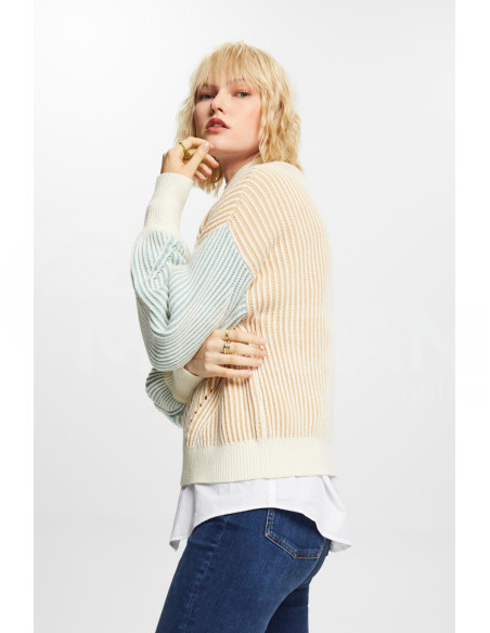 ESPRIT - Ribbed knit stand-up sweater Тбилиси - изображение 5