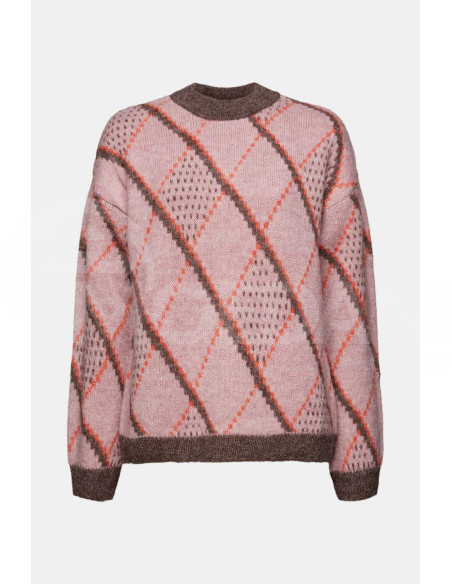 ESPRIT - Checked Wool-Blend Sweater Tbilisi - photo 7