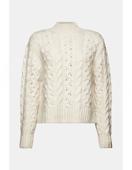 ESPRIT - Cable-Knit Wool-Blend Sweater თბილისი - photo 8