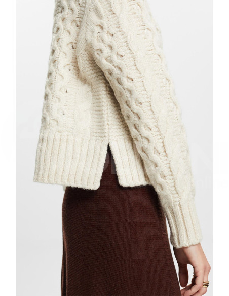 ESPRIT - Cable-Knit Wool-Blend Sweater თბილისი - photo 3
