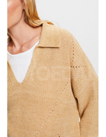 ESPRIT - Polo neck jumper, cotton blend Tbilisi - photo 3