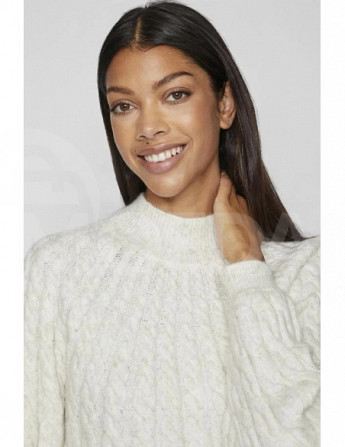 VILA - VIOYA HIGH NECK L/S CABLE KNIT TOP/SU თბილისი - photo 4