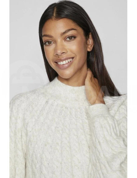 VILA - VIOYA HIGH NECK L/S CABLE KNIT TOP/SU თბილისი - photo 4