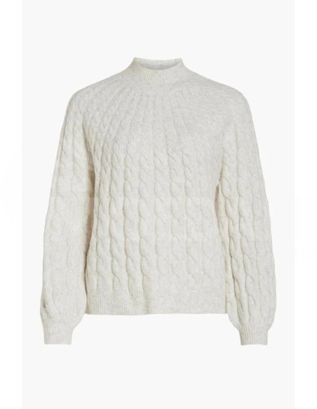 VILA - VIOYA HIGH NECK L/S CABLE KNIT TOP/SU თბილისი - photo 5