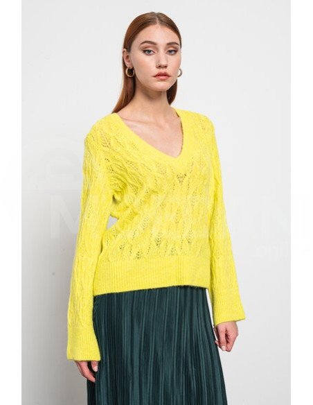 VILA - VIOKLEO REV V-NECK L/S CABLE KNIT TOP Tbilisi - photo 1