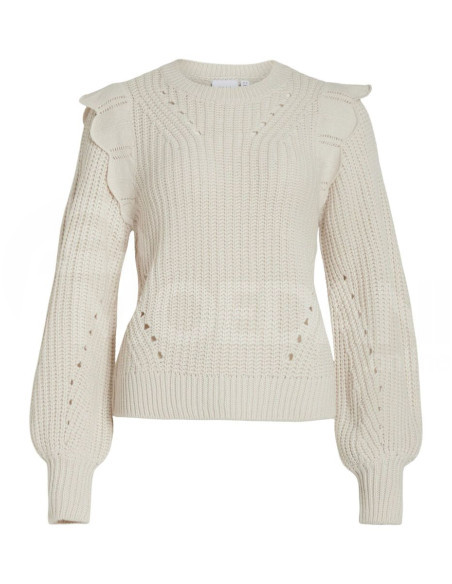 VILA - VINORILA NEW L/S POINTELLE KNIT TOP თბილისი - photo 5