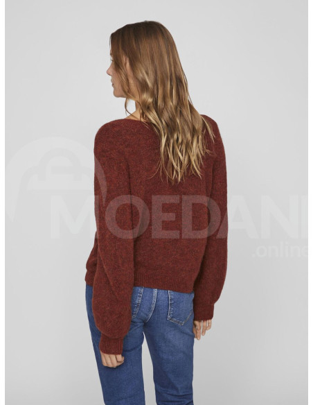 VILA - VIJAMINA REV V-NECK L/S KNIT TOP - NOOS თბილისი - photo 2