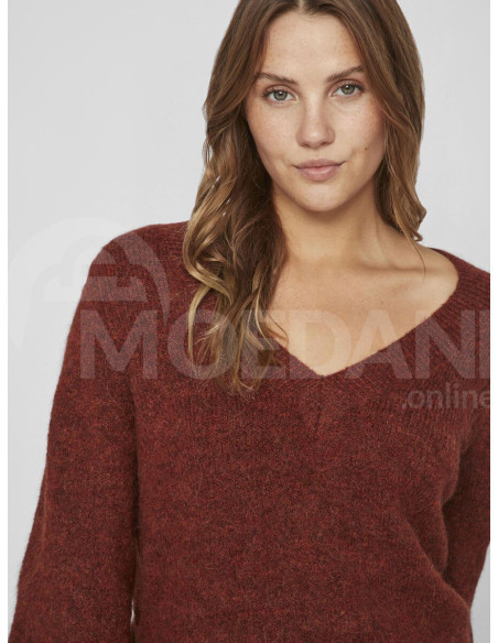 VILA - VIJAMINA REV V-NECK L/S KNIT TOP - NOOS თბილისი - photo 4