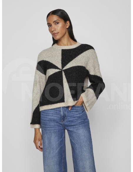 VILA - VIALVIRA NEW L/S JACQUARD KNIT TOP/SU Tbilisi - photo 1