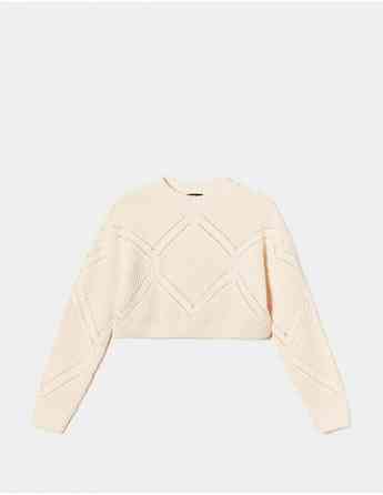 Tally Weijl - CROPPED KNIT JUMPER Tbilisi