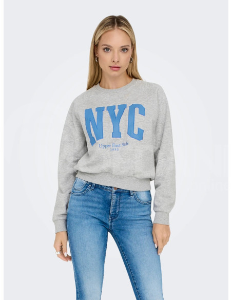 ONLY - ONLLANEY L/S NEW YORK O-NECK BOX SWT Тбилиси - изображение 1