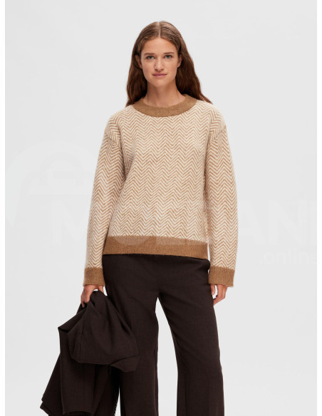 SELECTED FEMME - SLFHERI LS KNIT O-NECK თბილისი - photo 5