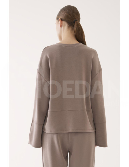 Perspective - Berry Comfortable Fit Crew Neck Light Brown Color Women's Tracksuit Top Tbilisi - photo 3