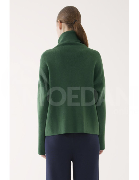 Perspective - Mayra Regular Fit Standard Size Emerald Green Color Women's Knitwear Blouse თბილისი - photo 2