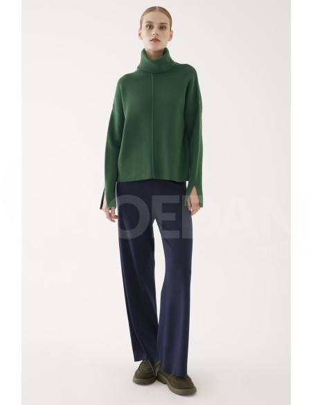 Perspective - Mayra Regular Fit Standard Size Emerald Green Color Women's Knitwear Blouse თბილისი - photo 3