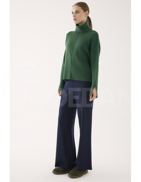 Perspective - Mayra Regular Fit Standard Size Emerald Green Color Women's Knitwear Blouse თბილისი - photo 6